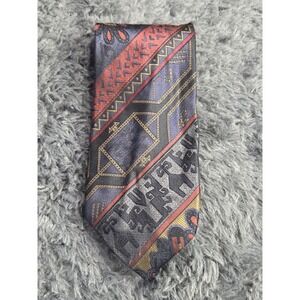 Andrew Fezza 100%‎ Silk Neck Tie Geometric Classic Sexy